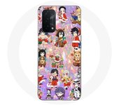Coque pour Oppo A54 5G Demon slayer merry christmas affiche le cadeau de noël