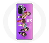 Coque pour Xiaomi Redmi Note 10 Pro BTS TinyTAN Animation Affiche RM Jin Suga J-Hope Jimin Jungkook Et V Mic Drop Danse