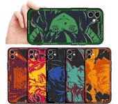 Funda blanda de Tpu para Iphone Se 13 Pro 11 8 Plus 7 6s Xs X 14 Pro Max 12 Mini Xr Demon Slayer Anime Kimetsu No Yaiba iPhone 14 Plus