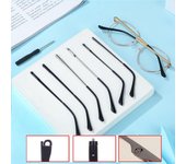 Par de gafas antideslizantes universales, patillas para gafas, montura para gafas, accesorios para gafas, patillas de repuesto oro