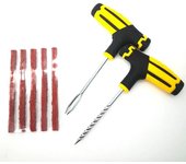 Herramienta de reparación de neumáticos de coche, herramientas para tapones de pinchazos, kit de reparación de neumáticos, juego de herramientas de clavos, neumáticos sin cámara para coche y bicicleta