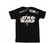 Star Wars Boys Kiddie Logo T-Shirt 9-11 Years blanco