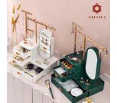 Organizador de joyas XiaoGui, organizador de maquillaje, caja de almacenamiento de joyas, cajones, organizador Russian Federation