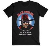Iron Maiden - Camiseta con estampado en la espalda, unisex, para adultos, no es una banda de rock inglesa S negro