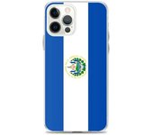 Coque iPhone - Drapeau Salvador - iPhone 12 Pro Max - Souple - Multicolore - Diseño único
