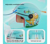 Casco gris para niños con certificación 3C: Seguridad para todo tipo de clima para niños y niñas, protección cálida para conductores de motocicletas eléctricas