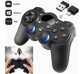 Mando inalámbrico 2,4G para videojuegos, Joystick para tableta Android, teléfono, PC y TV blanco