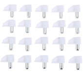 Soporte para estantes, soporte fijo para armario, soporte para estante, accesorios de Hardware, clavijas para estante blanco
