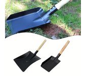 Pala para cenizas Recogedor de acero Pala para chimenea Herramienta para limpiar chimeneas S