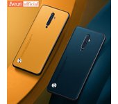 Funda para OPPO Reno 10X Zoom RenoZ Coque Funda de cuero PU de lujo para OPPO Reno 2 Z 2Z 2F Reno2 Funda protectora de silicona para teléfono Reno naranja