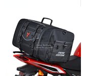 Bolsa para asiento trasero de motocicleta, impermeable, de 43 l, para viaje, mochila para asiento trasero de moto, maleta para asiento trasero de motocross, expandible para viaje