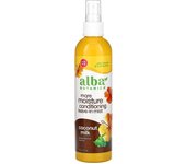 Alba Botanica, Bruma hidratante sin enjuague, para cabello seco, leche de coco, 236 ml (237ml)