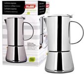Cafetera Expresso 10 Tazas Inox - IBILI 620310 - Capacidad en tazas: 10 - Método de infusión: Café exprés