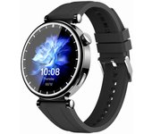 Reloj inteligente para mujer, GPS, pantalla AMOLED de 1,28 pulgadas, Bluetooth, llamadas, frecuencia cardíaca, relojes de fitness, carga inalámbrica, reloj inteligente para niñas y mujeres