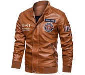 Primavera y otoño Nueva Juventud abrigo de cuero de PU coreano suelto ropa de motocicleta chaqueta Casual de moda para hombres guapo 4XL