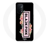 Coque pour Oppo A74 5G Blackpink logo rose et noir