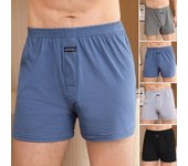 Bragas finas para hombre, cintura alta, cintura elástica, pantalones cortos sueltos de Color sólido, calzoncillos M negro