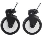 Cochecitos de bebé, ruedas de goma, accesorios, carrito para niños Yoya Vovo Wheel con herramientas(1 par delantero) blanco