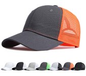 Gorra de béisbol con costuras de dos colores de verano para hombre, sombreros de pesca para Golf, sombrero para el sol, gorras de béisbol de malla transpirable, gorra Snapback 55-60cm