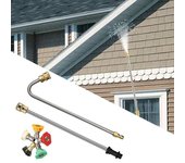 5 boquillas de extensión en ángulo para hidrolavadora con lanza rociadora para Karcher K2-7