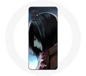 Coque pour Samsung Galaxy A51 Mikasa Ackerman Attaque des Titans Manga Anime