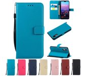 Flip Wallet Leather Case For Huawei P40 P30 P20 Pro Mate 10 20 30 Pro P10 P9 P8 Lite P Smart 2019 2020 Protect Cover Stand Funda CHINA&For P Smart 2019&Case & Strap negro