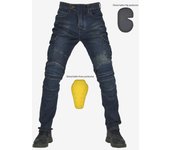 + Ropa de trabajo verde + múltiples bolsos + pantalones vaqueros de motocicleta para hombres + pantalones de ciclismo elásticos resistentes a caídas para motocicleta al aire libre 4XL negro