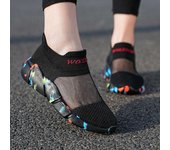 Zapatos cómodos para mujer, zapatos deportivos para hombre, zapatillas con plataforma, zapatos casuales ligeros para mujer de talla grande 35 blanco