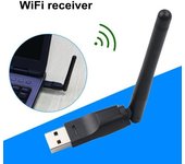Adaptador de red inalámbrica con antena de 2DBi, 150 Mbps, chip RT8188, USB 2.0, adaptador WiFi para ordenador, tarjeta de red LAN para Windows y Linux