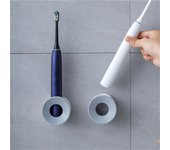 Soporte para cepillo de dientes eléctrico creativo para baño, sin perforaciones, para montaje en pared One Size