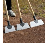 Pala de jardín multifuncional para exteriores, pala de limpieza de jardín de acero al manganeso, pala plana, raspador de jardín, herramienta para desmalezar granjas