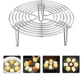 Rejilla Vaporera de Acero Inoxidable Resistente Redonda Duradera Olla Cacerola Olla a Presión Salvamanteles Accesorios de Cocina