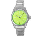 Reloj Oris ProPilot X Edición Kermit, automático, titanio, esfera verde, 01-400-7778-7157, 100 m, para hombre verde