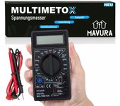 MULTIMETOX Digital Multimeter Volt Tester Spannungsmesser Spannungstester Strom