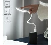 Mini portátiles USB LED luz de noche PC portátiles lámpara de escritorio interruptor táctil portátil flexible ajustable protección para los ojos