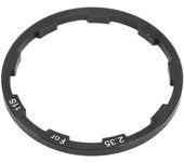 Espaciador de bicicleta de 2,35 mm de aleación de aluminio para buje de volante de bicicleta de carretera y montaña.