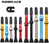 Válvula de aire de vacío para bicicleta de 40/60 mm, vástago de aleación duradero, núcleo de latón, boquilla Presta F/V para neumáticos sin cámara de bicicleta de montaña, piezas de ciclismo 40mm negro