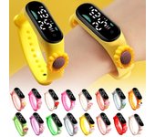 Relojes deportivos para niños adecuados para relojes electrónicos al aire libre de estudiantes que muestran la hora One Size