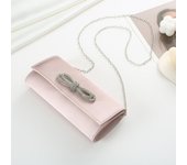 Bolso de mano con cadena desmontable, pequeño y portátil, de lujo, ligero y fino, para mujer, de alta gama, para cenas y fiestas 23*5*13 púrpura