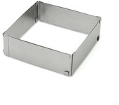 Moldes para decorar tartas con forma de anillo de mousse de acero inoxidable ajustables 6-11in