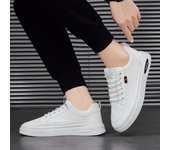 Zapatos de marea deportivos transpirables de tendencia informal de primavera para hombres cómodos y duraderos zapatos de tablero versátiles para niños 39 beige