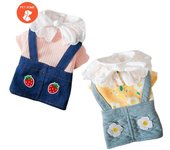 Ropa cálida para mascotas, abrigo con estampado bonito, camisa para perros y gatos pequeños y medianos, chaqueta, traje de invierno para Bulldog Francés y Chihuahua XS