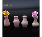 TDStore 4 unids/set 1/12 mini flor bonsái maceta hada jardín ornamento casa de muñecas modelo juguete color rosa