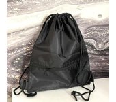 Mochila ligera y moderna con cordón | Bolsa deportiva para gimnasio | Bolsa de almacenamiento impermeable unisex negro