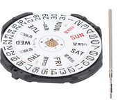 Reemplazo de movimiento de reloj de cuarzo profesional, piezas de reparación de relojes de pulsera para relojeros.