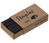1000Pcs Staples per Pack 6 Colors 26/6 Standard Staples 1/4 Inch Stapler Refills  Desktop Staplers blue