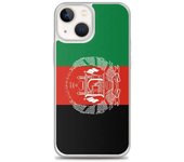 Coque iPhone - Afganistán - iPhone 13 mini - Souple - Multicolore - Design Drapeau