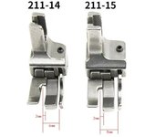Prensatelas para máquina de coser de pespunte 211-14/211-15, prensatelas para puntada superior, accesorios para máquina de coser 211-15