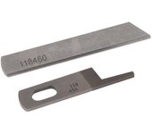 Máquina de coser con hoja superior e inferior, juego de cuchillos superior e inferior para Overlocker doméstico