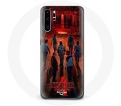 Coque pour Huawei P30 Pro Stranger Things Affiche Equipages Fan Art Saison 4